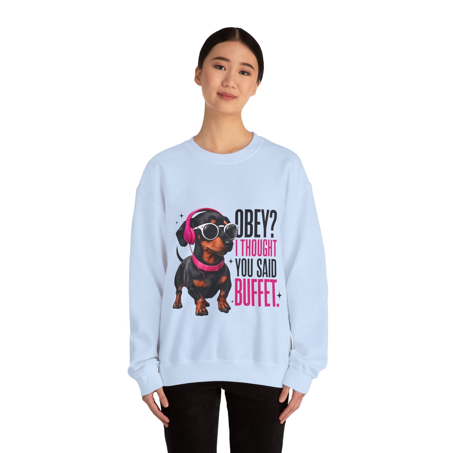 Funny Dog Sweatshirt, Unisex Crewneck, Pet Lover Gift, Casual Wear, Cozy Apparel