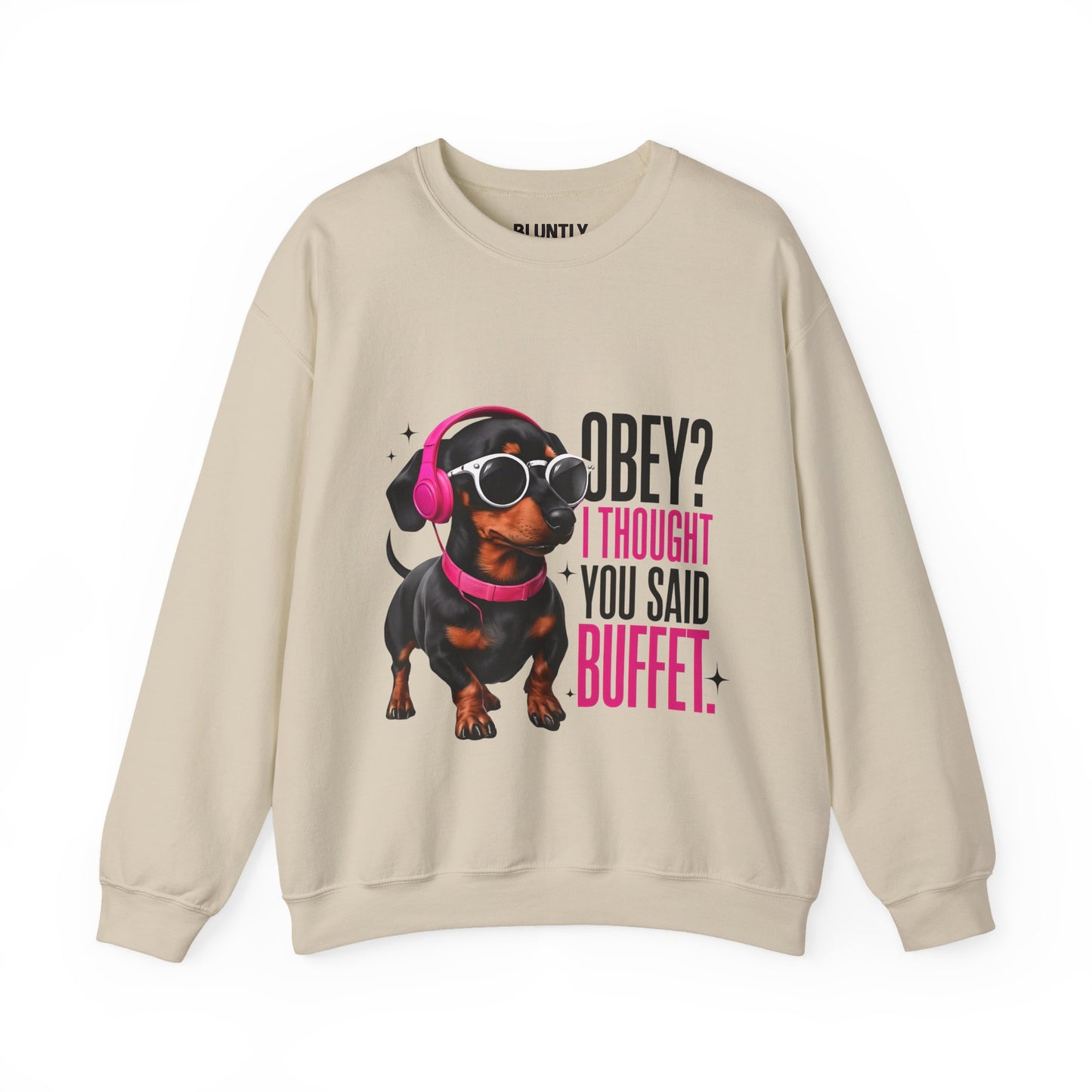 Funny Dog Sweatshirt, Unisex Crewneck, Pet Lover Gift, Casual Wear, Cozy Apparel
