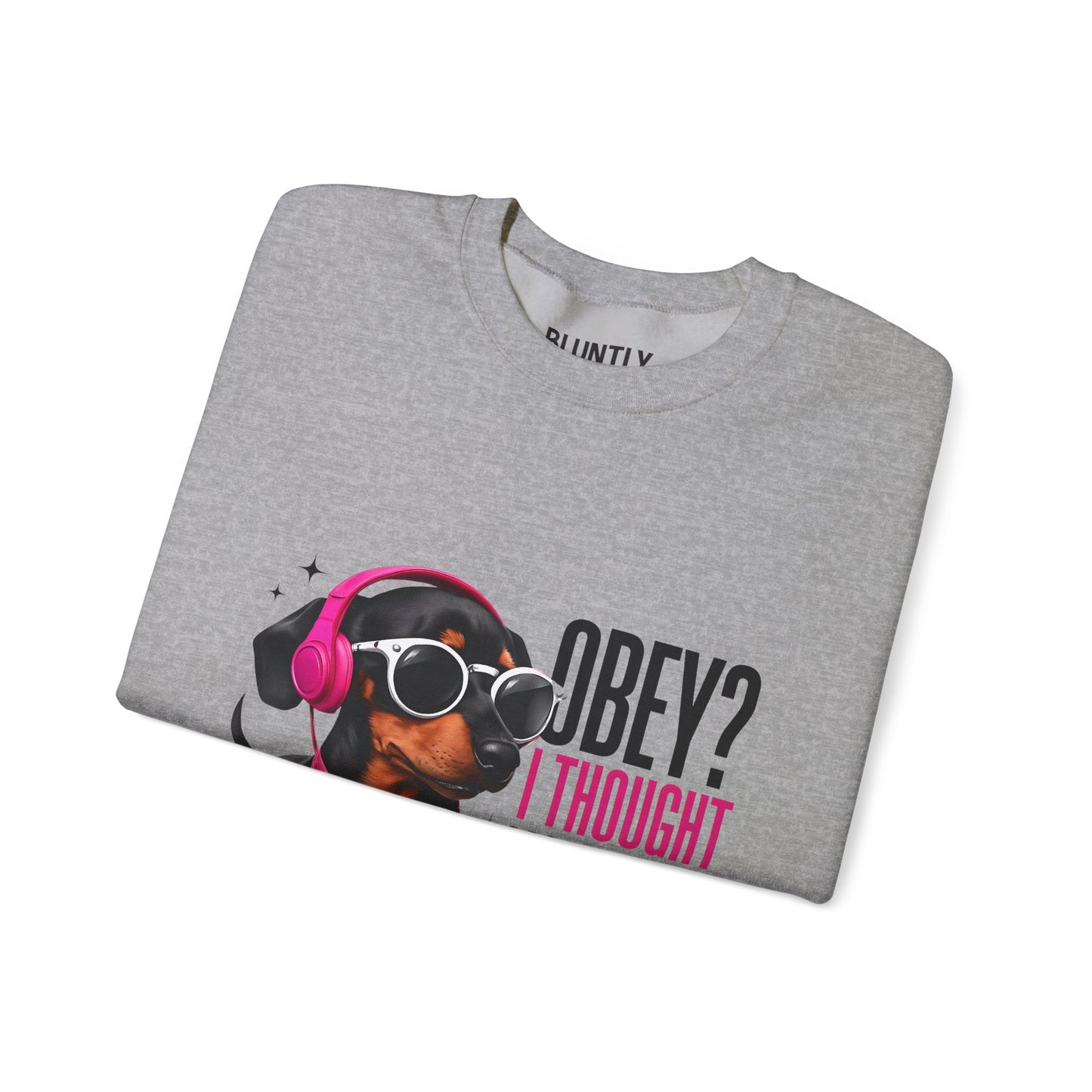 Funny Dog Sweatshirt, Unisex Crewneck, Pet Lover Gift, Casual Wear, Cozy Apparel