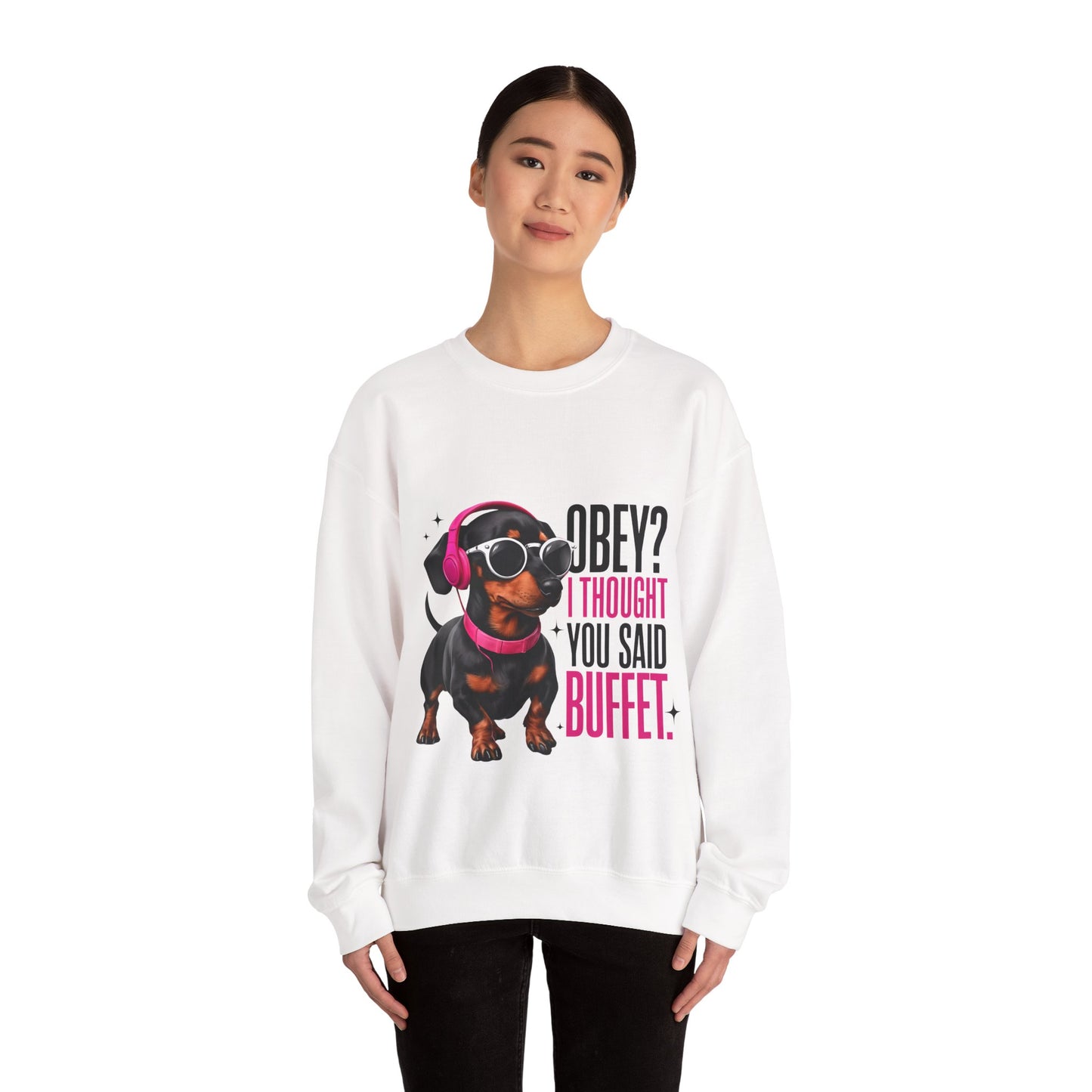 Funny Dog Sweatshirt, Unisex Crewneck, Pet Lover Gift, Casual Wear, Cozy Apparel