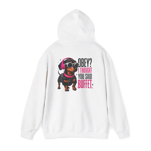 Funny Dachshund Hoodie - Unisex Joke Sweatshirt for Dog Lovers and Cozy Pet Gift