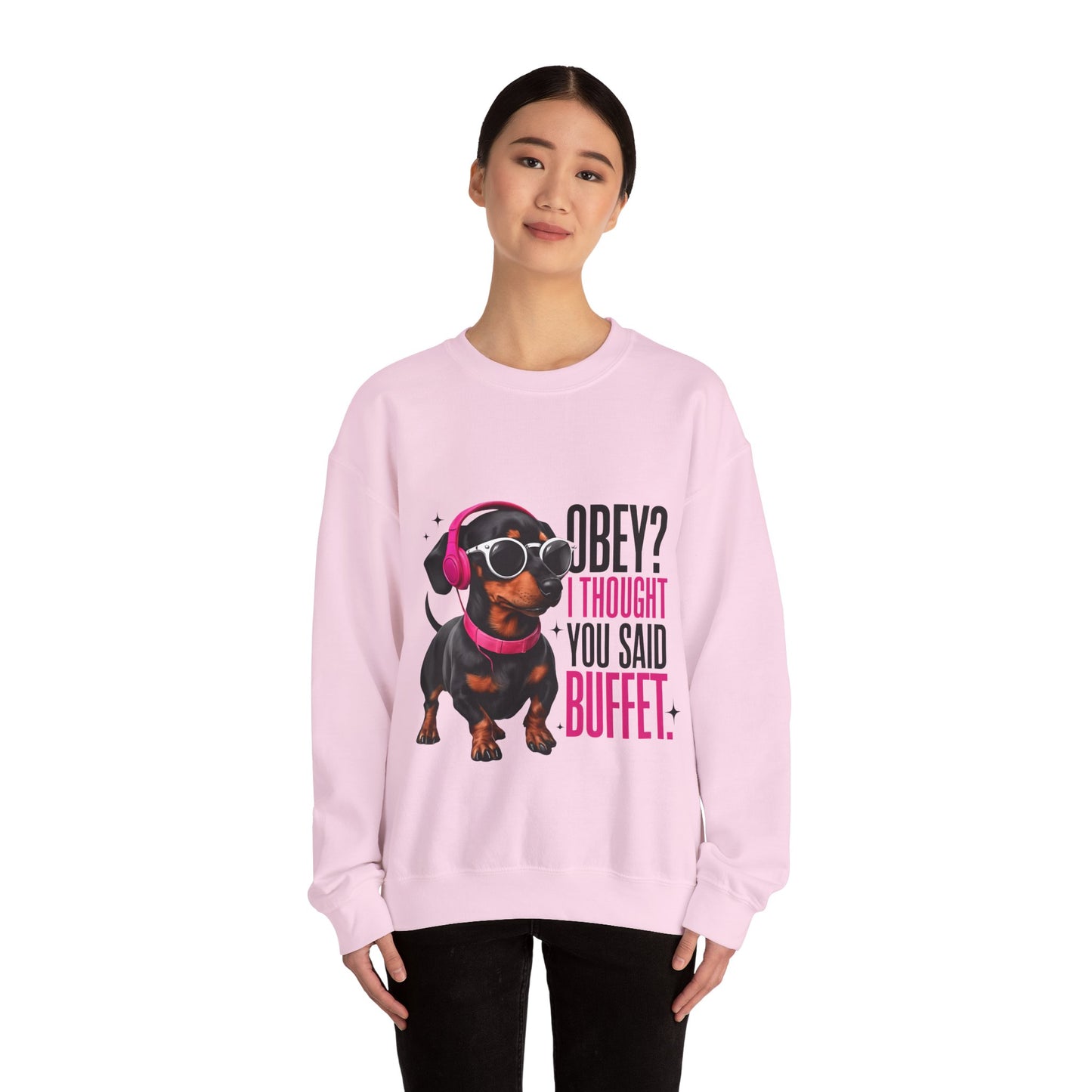 Funny Dog Sweatshirt, Unisex Crewneck, Pet Lover Gift, Casual Wear, Cozy Apparel