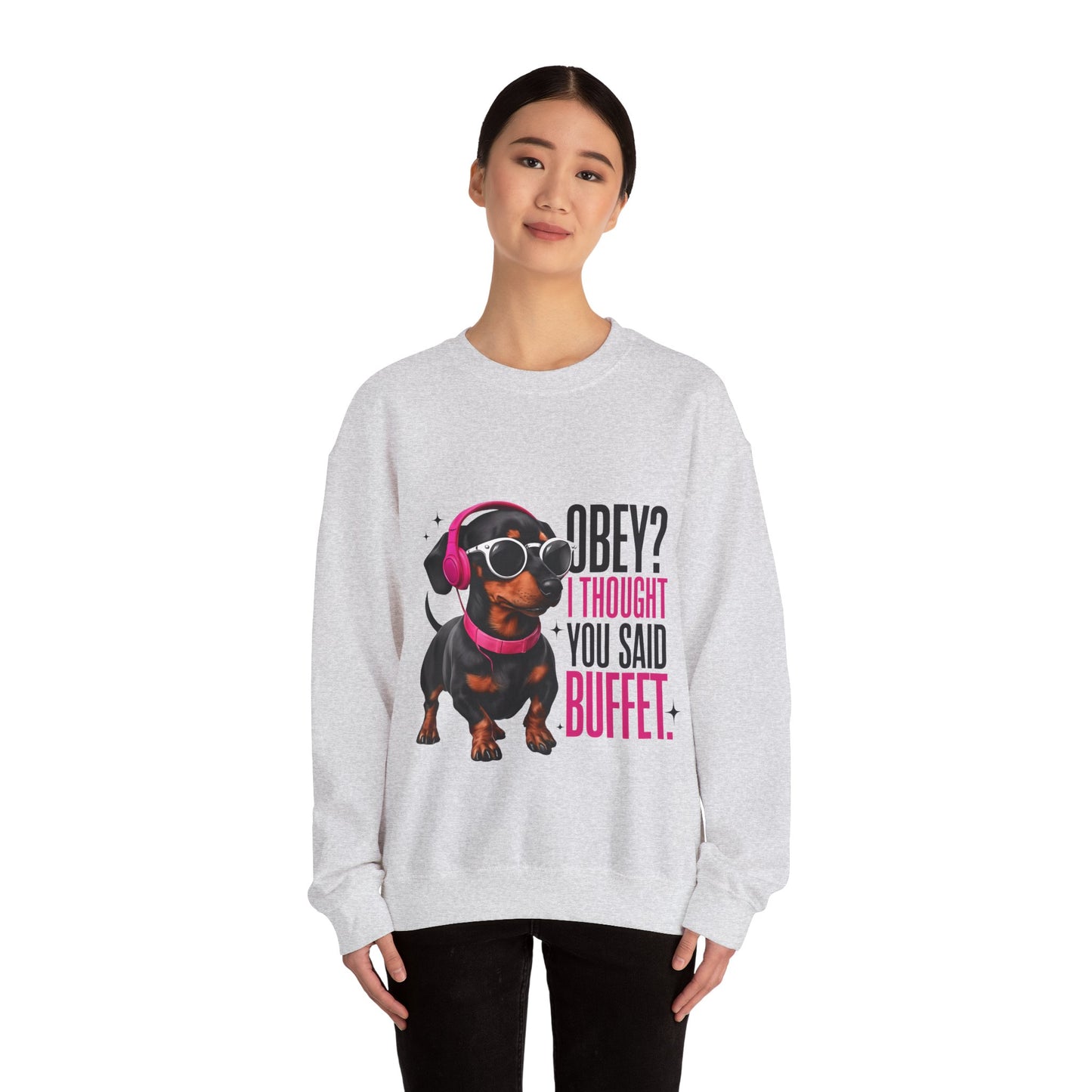 Funny Dog Sweatshirt, Unisex Crewneck, Pet Lover Gift, Casual Wear, Cozy Apparel
