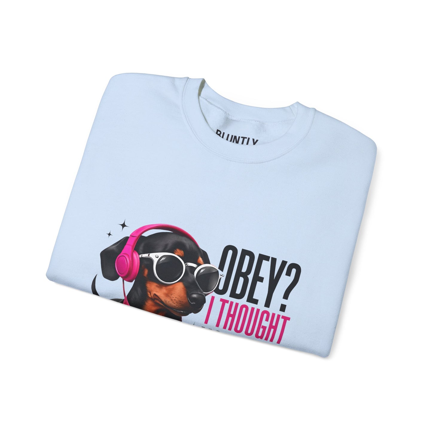 Funny Dog Sweatshirt, Unisex Crewneck, Pet Lover Gift, Casual Wear, Cozy Apparel